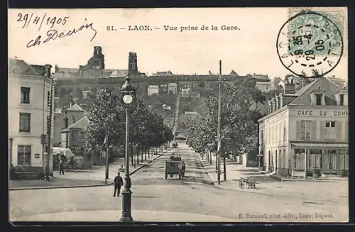 AK Laon, Vue prise de la Gare