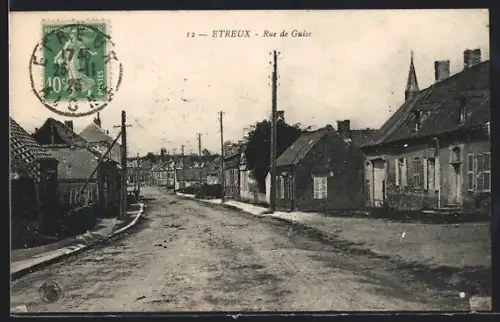 AK Étreux, Rue de Guise