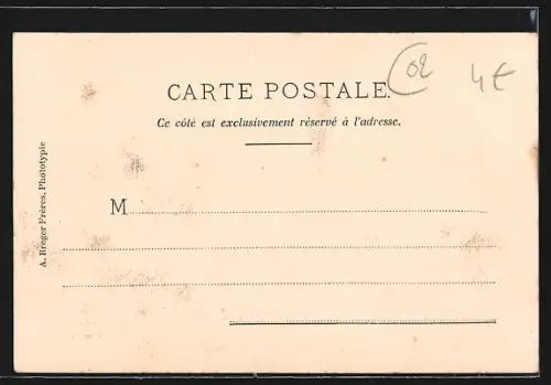 AK Montreuil-aux-Lions, Embranchement de la route nationale et du chemin des Maillons