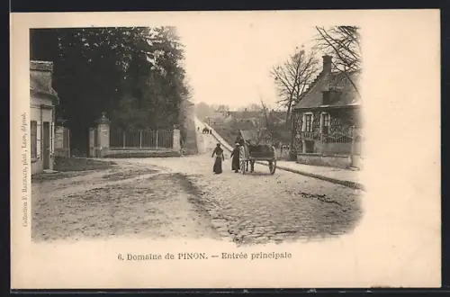AK Pinon, Domaine de Pinon, Entrée principale
