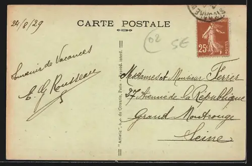 AK Torcy /Aisne, Château Quentin