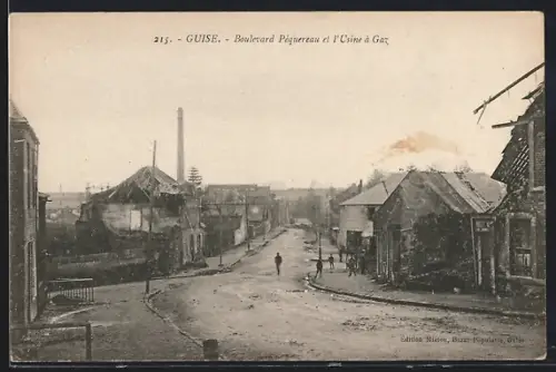 AK Guise, Boulevard Péquereau et l`Usine à Gaz