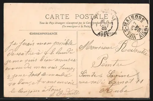 AK Nogent-l`Artaud, Faubourg d`en Bas