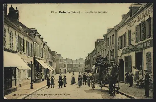 AK Bohain /Aisne, Rue Saint-Antoine