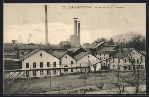 AK Neuilly-Saint-Front, Sucrerie et Bureaux
