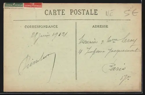 AK Neufchâtel /Aisne, Visite du Kaiser en mars 1915