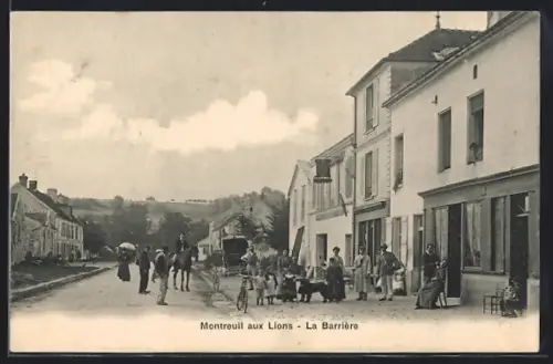 AK Montreuil aux Lions, La Barrière