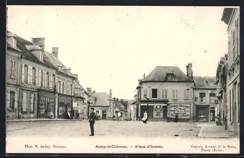 AK Anizy-le-Château, Place d`Armes