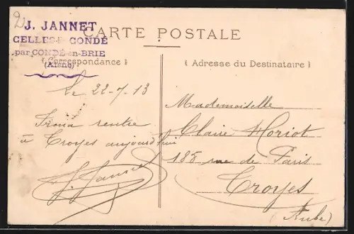 AK Condé-en-Brie, Rue du Calvaire