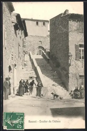 AK Rousset, Escalier du Château