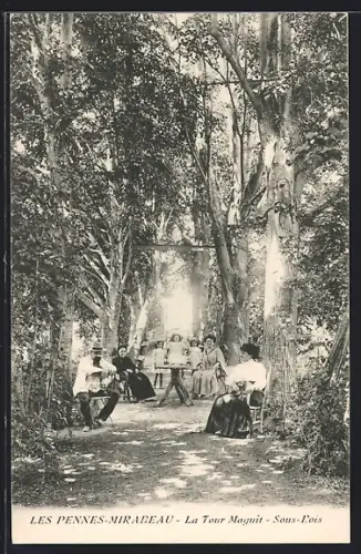 AK Les Pennes-Mirabeau, La Tour Maguit, Sous-Eois
