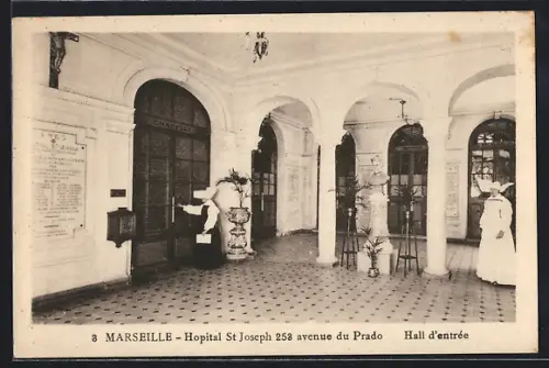 AK Marseille, Hôpital St Joseph, Hall d`entrée, 253 avenue du Prado
