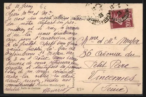 AK Aix-en-Provence, Casino Municipal, Salle de Lecture