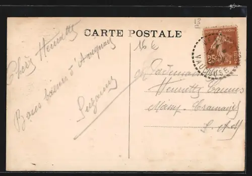 AK Graveson, Fête Provencale, Carreto ramado attelée de cinquante chevaux richement harnachés, Le Défilé