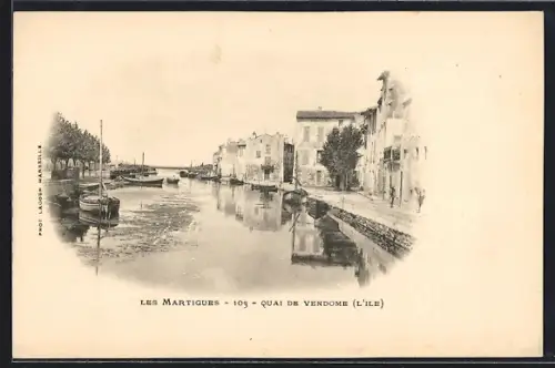 AK Les Martigues, Quai de Vendôme, l`Île