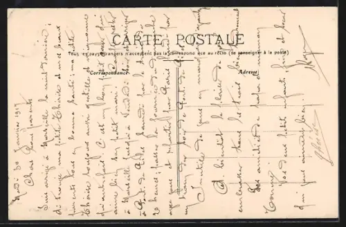 AK Marseille, Hôtel des Postes et animation urbaine