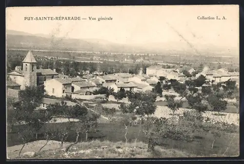AK Puy-Sainte-Réparade, Vue générale
