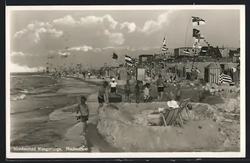 AK Wangerooge, Hochsaison am Strand
