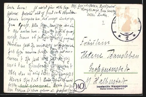 AK Wangeroog, Strand mit Hotels