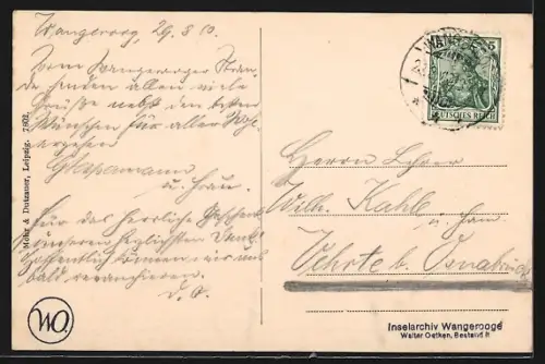 AK Wangeroog, Am Strande