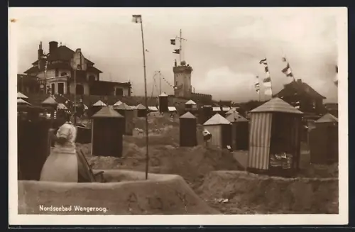 AK Wangeroog, Strand mit Strandkörben