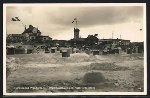 AK Wangerooge, Warmbadehaus und Nachrichtenstelle
