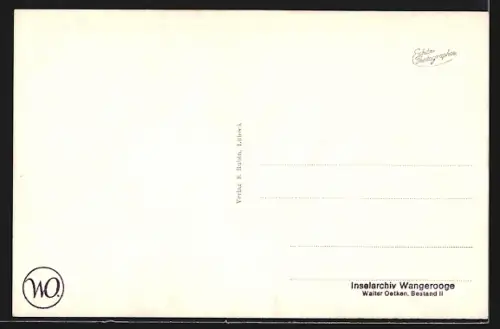 AK Wangerooge, Strand mit Promenade