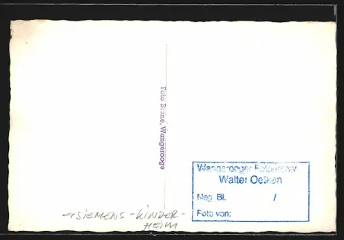 AK Wangerooge, Siemens-Kinderheim