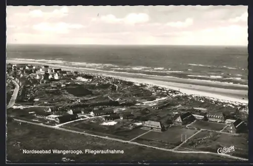 AK Wangerooge, Fliegeraufnahme des Ortes