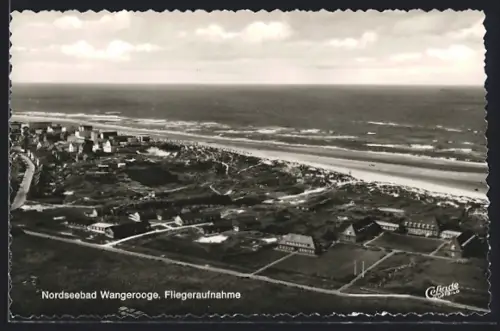 AK Wangerooge, Fliegeraufnahme Ort