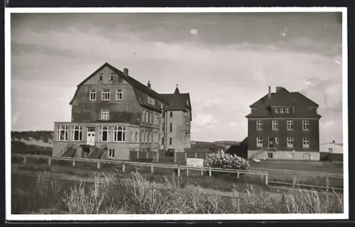 AK Wangerooge, Gebäudeansicht, Panorama