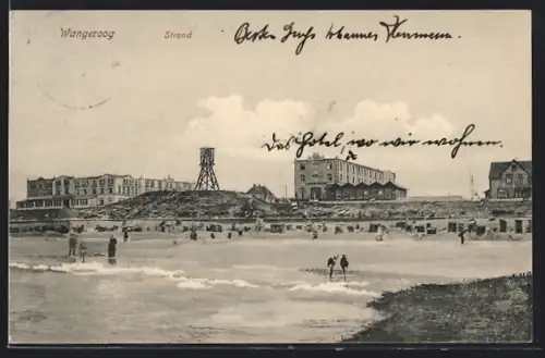 AK Wangeroog, Strand, Strandhotels, Aussichtsturm