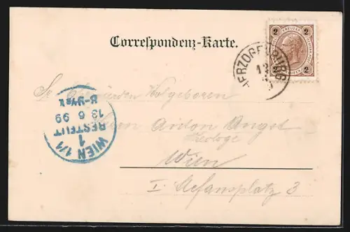 AK Herzogenburg, Stift Herzogenburg mit Garten