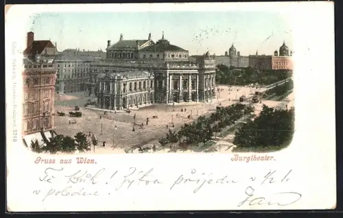 AK Wien, Blick zum Burgtheater