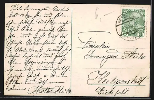 AK Sterzing, Neustadt, Strassenpartie mit Gasthof und Geschäften