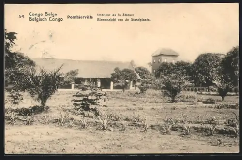 AK Ponthierville, Intèrieur de la Station