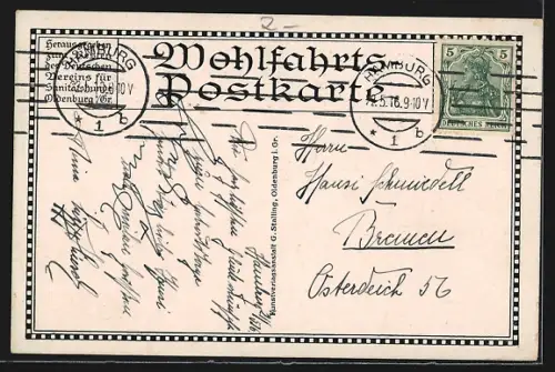 AK Kaiser Wilhelm II. und Kaiser Franz Joseph I. von Österreich mit Orden