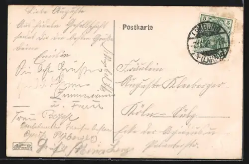 AK Coblenz, Moderne Hauskapelle Wilhelm Prager und Sohn, Marktstrasse 19