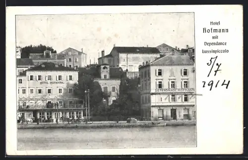 AK Lussinpiccolo, Hotel Hofmann mit Dependance