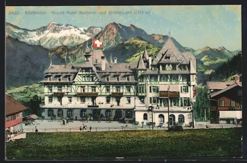 AK Adelboden, Grand Hotel National und Wildstrubel