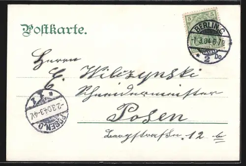 AK Berlin, Strassenbahn an der Neue Wache