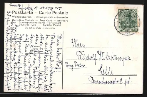AK Berlin-Charlottenburg, Wilhelmplatz mit Strassenbahn