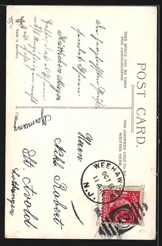 AK New York, Flat Iron-Building, Strassenbahn