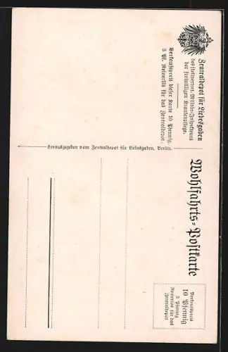 AK Generaloberst von Eichhorn in Uniform mit Orden Eisernes Kreuz und Pour le Merite