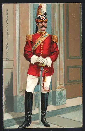 AK Vatikan, Guardia Nobile pontificia in alta tenuta