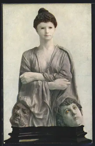 Künstler-AK Max Klinger: Salome, Plastik