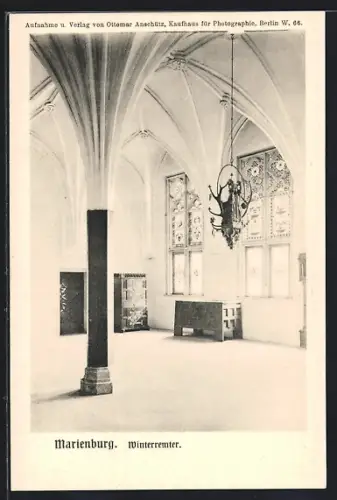 AK Marienburg / Malbork, Winterremter