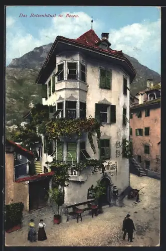AK Bozen / Bolzano, Gasthaus Batzenhäusl