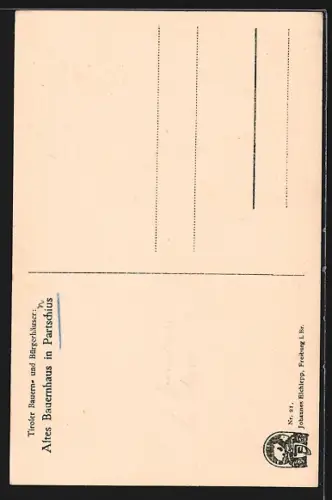 AK Partschins, Altes Bauernhaus