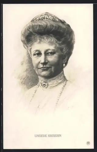 AK Bildnis der Kaiserin Auguste Victoria Königin von Preussen